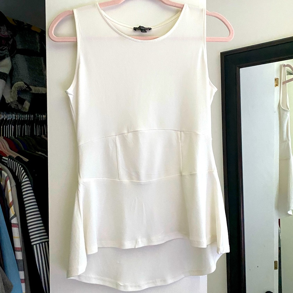 Peplum blouse tank top from The Limited